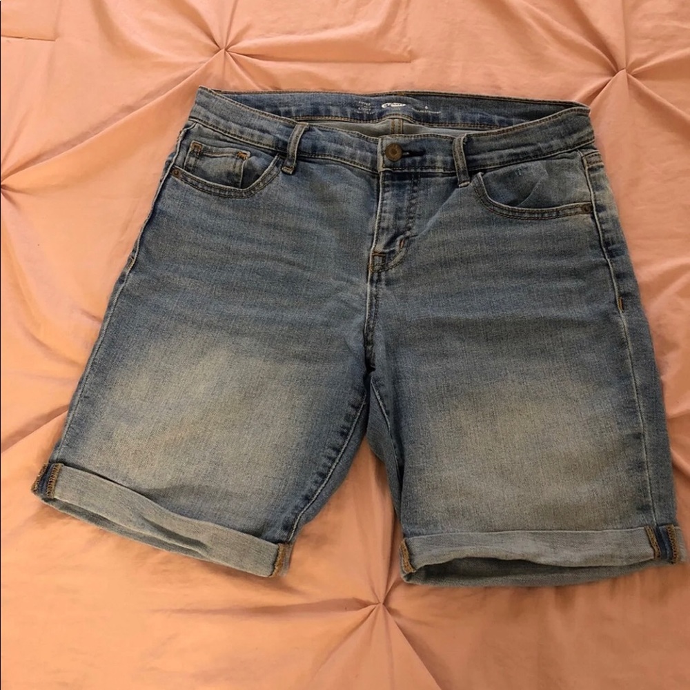 Denim shorts